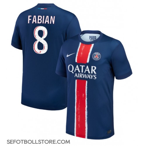 Paris Saint-Germain Fabian Ruiz #8 Replika Hemmatröja 2024-25 Kortärmad